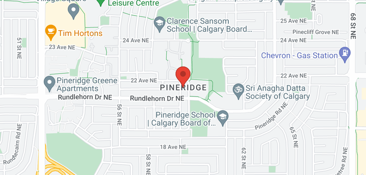 map of 119 PINEGROVE CL NE